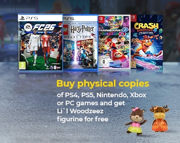 Фігурка Li`l Woodzeez у подарунок до кожної фізичної гри на PS4, PS5, Nintendo, Xbox та ПК