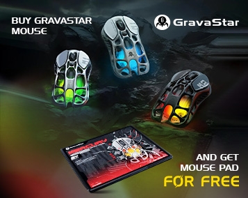 Акційна пропозиція на мишки GravaStar