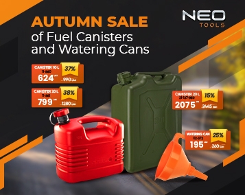 Autumn sale of NEO canisters and watering cans