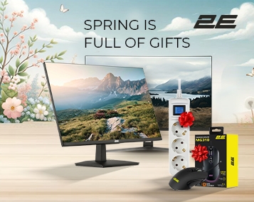 «Spring Is Rich in Gifts» Promotional Offer with 2E Monitors!