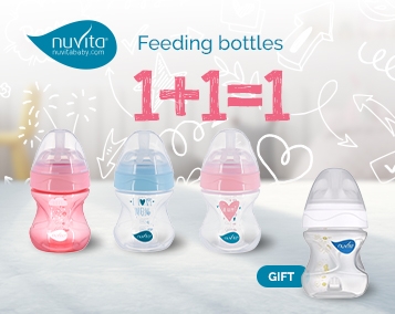 Подарункова акційна пропозиція NUVITA: пляшки для годування