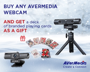 Акційна пропозиція: купуй будь-яку вебкамеру AVerMedia та отримуй подарунок!