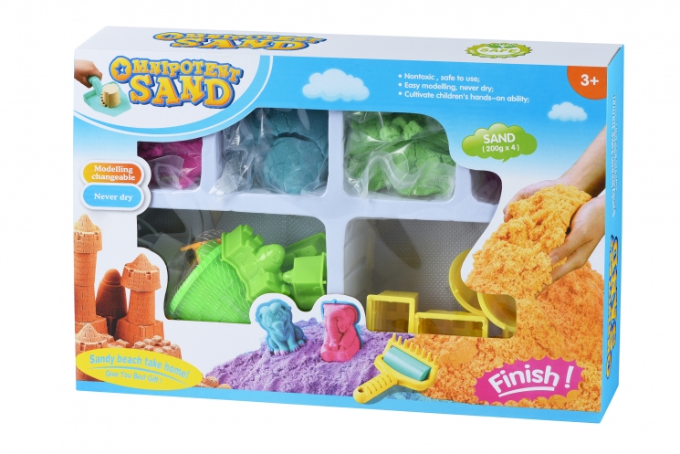 Same Toy Волшебный песок Omnipotent Sand Замок (4 цвета) 18 ед.