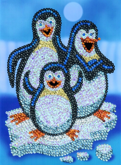 Sequin Art Набор для творчества RED Pepino Penguins