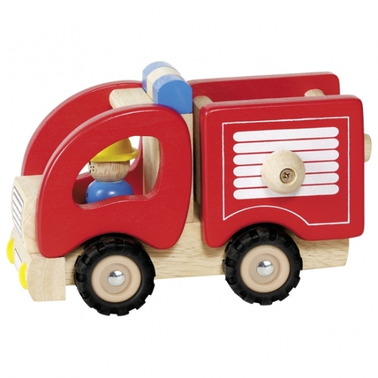 goki Машинка деревянная Пожарная (красный)