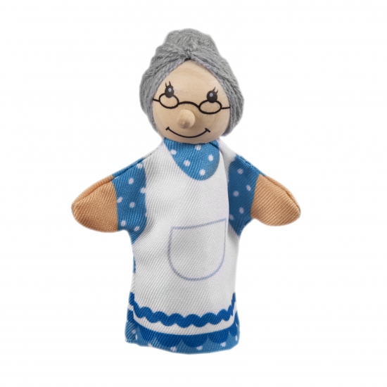 goki Кукла  для пальчикового театра - Бабушка