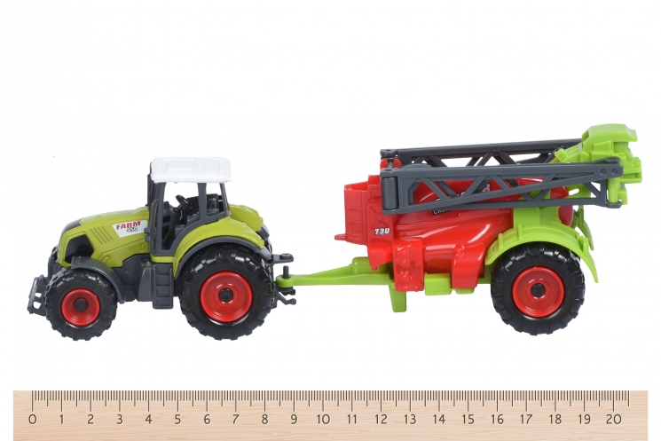 Same Toy Машинка Farm Трактор с прицепом (3 шт.)
