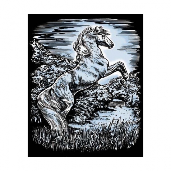 Sequin Art Набор для творчества ARTFOIL SILVER Stallion