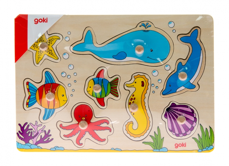 goki Пазл-вкладыш Подводный мир