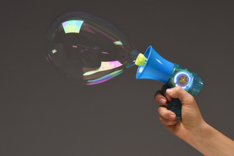 Same Toy Мыльные пузыри Bubble Gun Рупор со светом (синий)