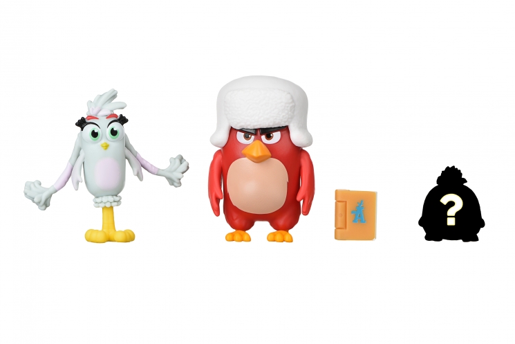 Angry Birds Игровая фигурка ANB Mission Flock Ред и Сильвер