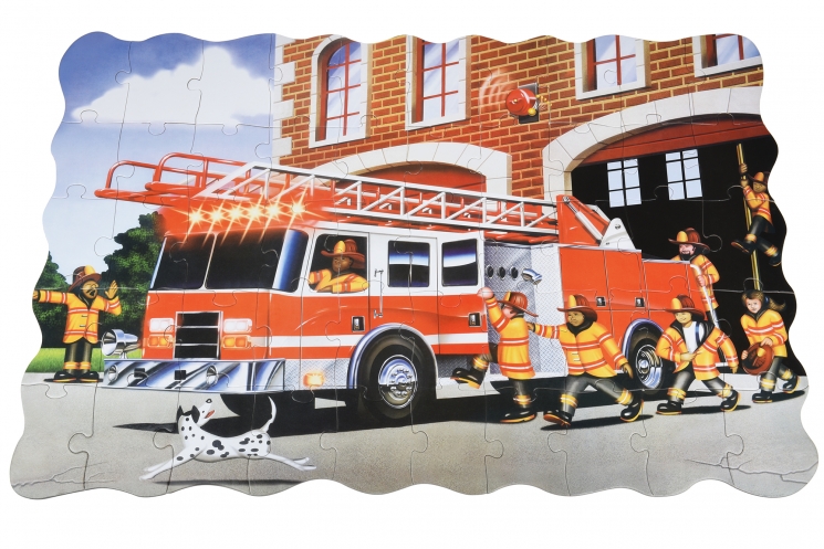 Same Toy Пазл-раскраска Пожарная машина