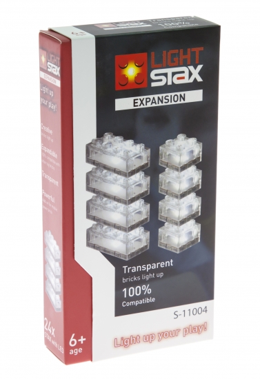 LIGHT STAX Элементы 4х2 и 2х2 с LED подсветкой Прозрачный LS-S11004