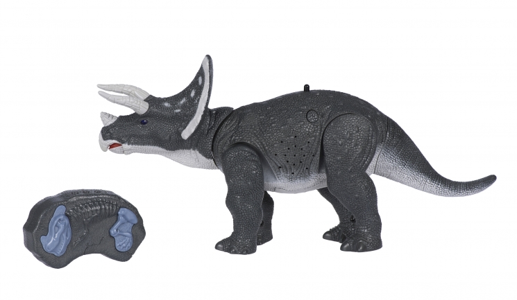 Same Toy Динозавр серый со светом и звуком (Трицератопс)