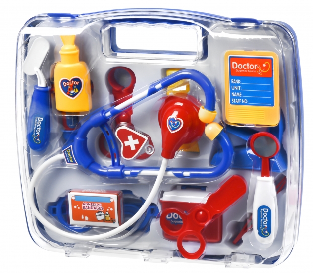 Same Toy Игровой набор - Доктор (в кейсе, синий)