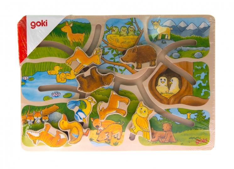 goki Пазл-головоломка Животные