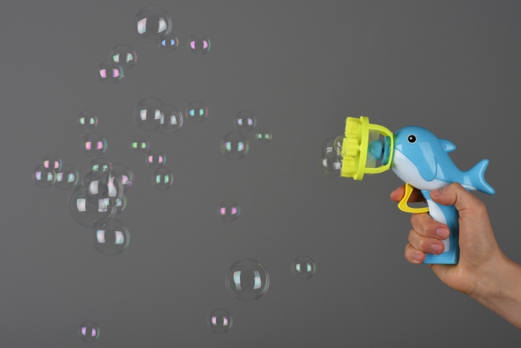 Same Toy Мыльные пузыри Bubble Gun Дельфин (голубой)