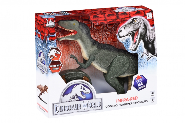 Same Toy Динозавр зеленый со светом и звуком (Тиранозавр)