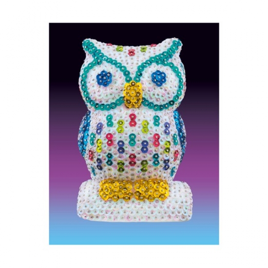 Sequin Art Набор для творчества 3D New Owl