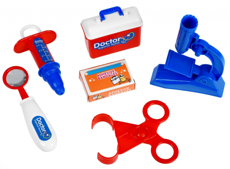 Same Toy Игровой набор - Доктор (в кейсе, синий)