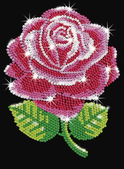 Sequin Art Набор для творчества BLUE Red Rose