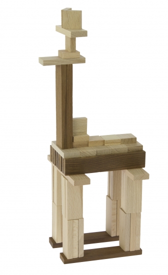 goki Конструктор деревянный Строительные блоки (натуральный)