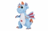 PAULINDA Масса для лепки Super Dough Cool Dragon Дракон (голубой)