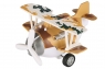 Same Toy Самолет металлический инерционный Aircraft (коричневый)