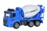 Same Toy Машинка инерционная Truck Бетономешалка (синяя) со светом и звуком