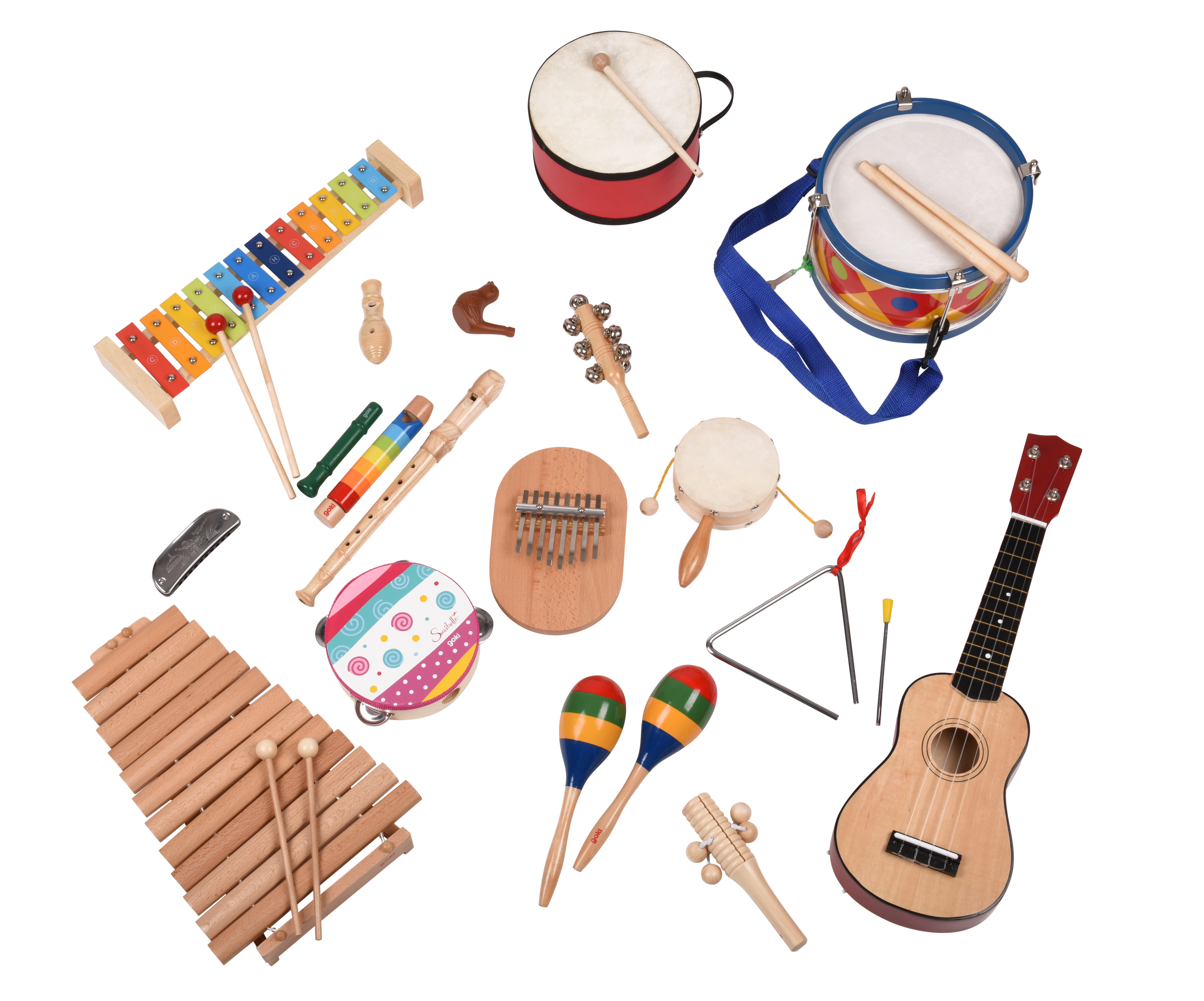 Игрушки и товары для детей, Игрушки, Игровые наборы, Музыкальный инструмент - Стучатель, Goki, UC906G, Goki
