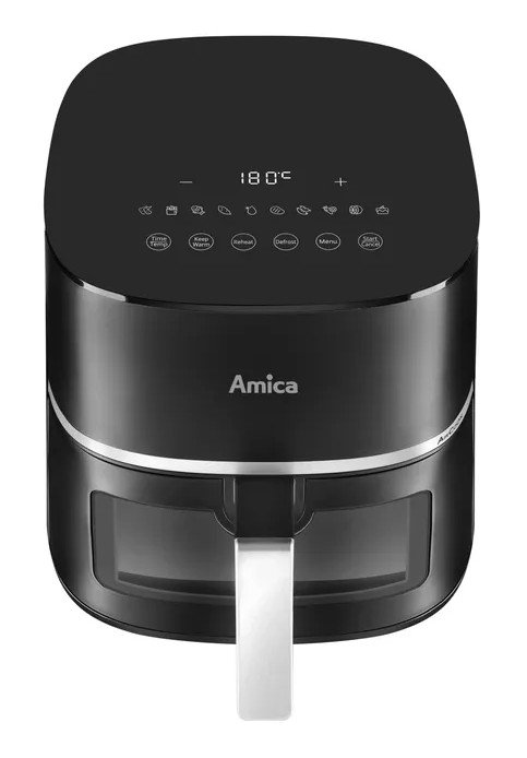 Мультипечь Amica 1600Вт, чаша-5.2л, сенсорное управл., 10 авто. программ, пластик, черный Фото №1